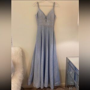 Clarisse Glittering Blue Gown